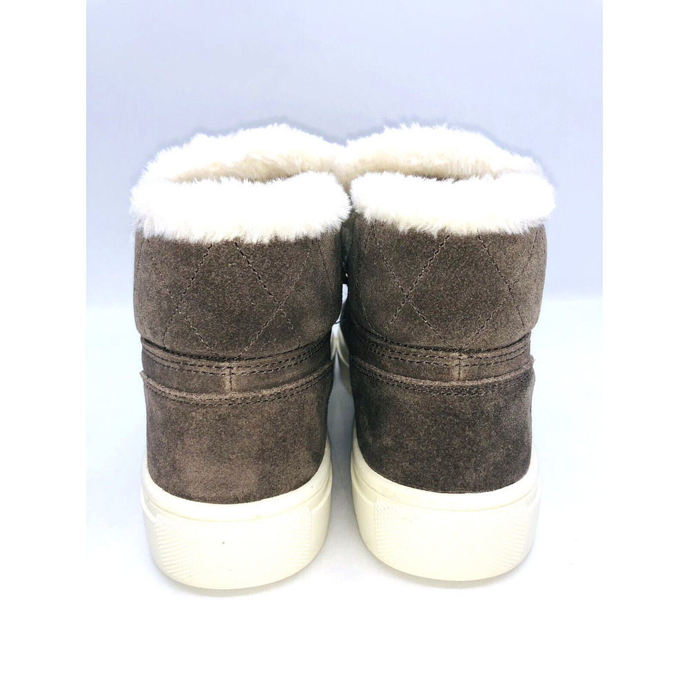 Marc Fisher Daisie Faux-Fur Sneakers- Ivory Multi Suede, US 10M - Picture 5 of 11